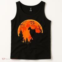 Scottish Terrier Dog And Moon Halloween Costume Dog Lover Tank Top thumb 2