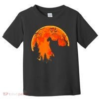 Scottish Terrier Dog And Moon Halloween Costume Dog Lover Toddler T-Shirt thumb 0