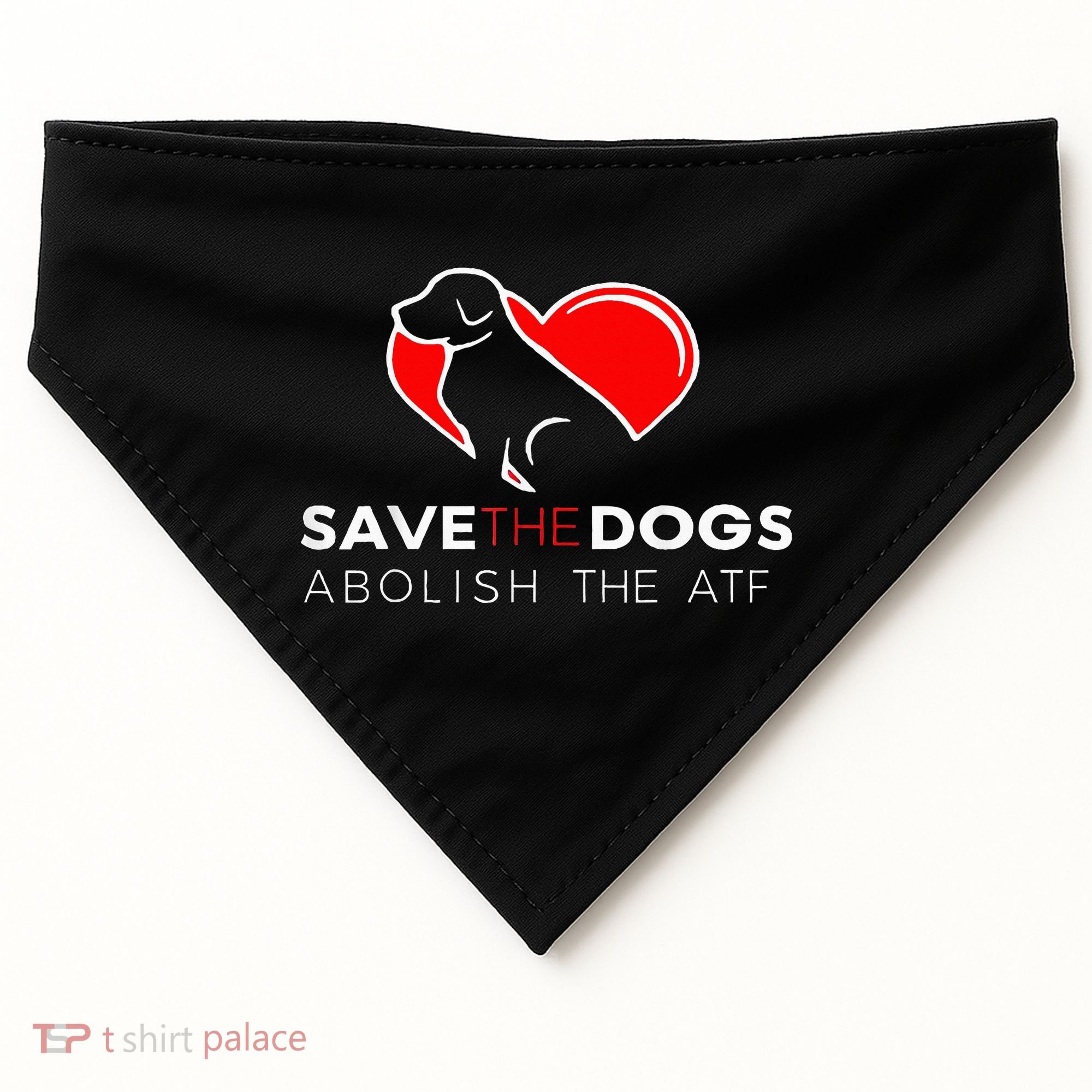 Save The Dogs Abolish The Atf USA-Made Doggie Bandana