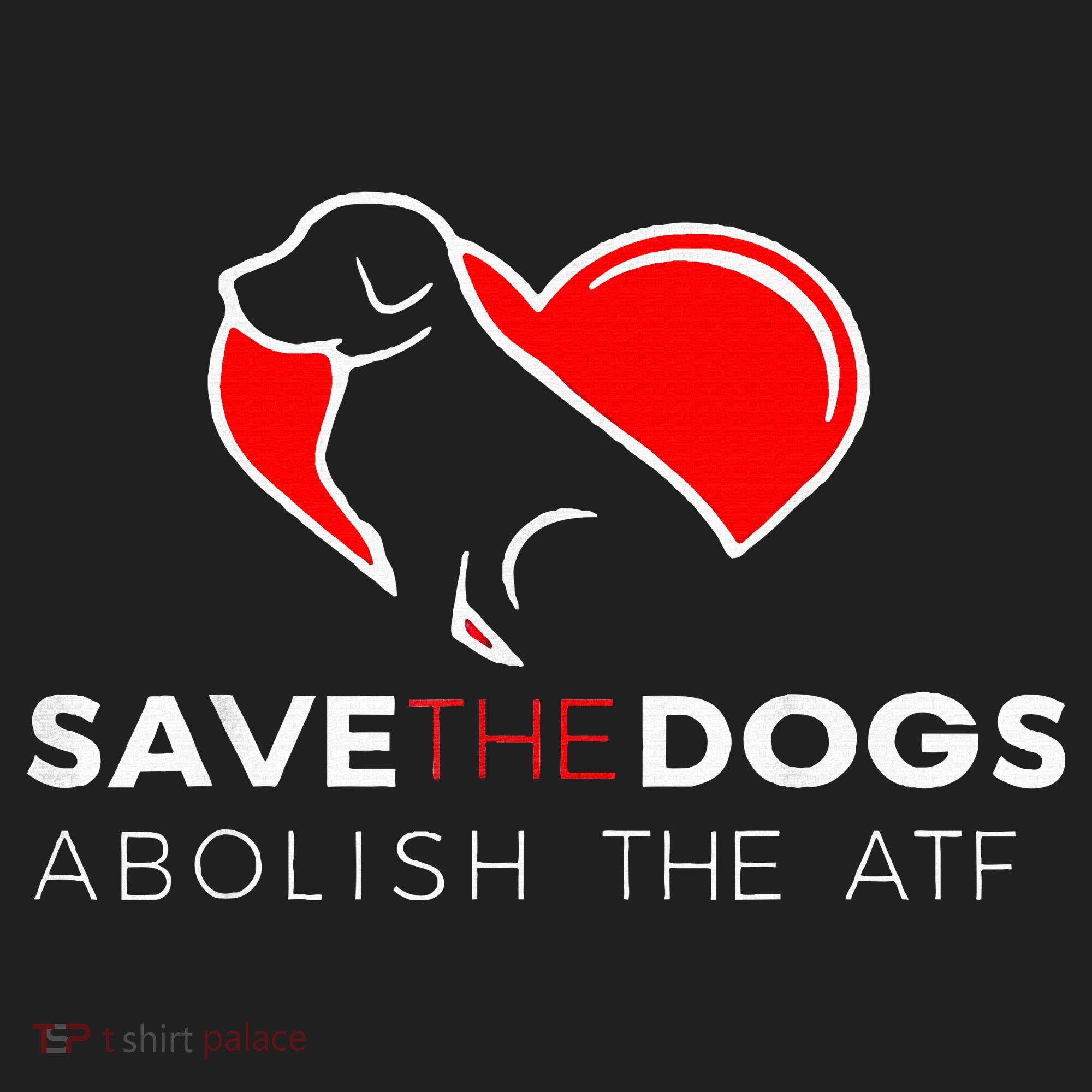 Save The Dogs Abolish The Atf Golf Towel