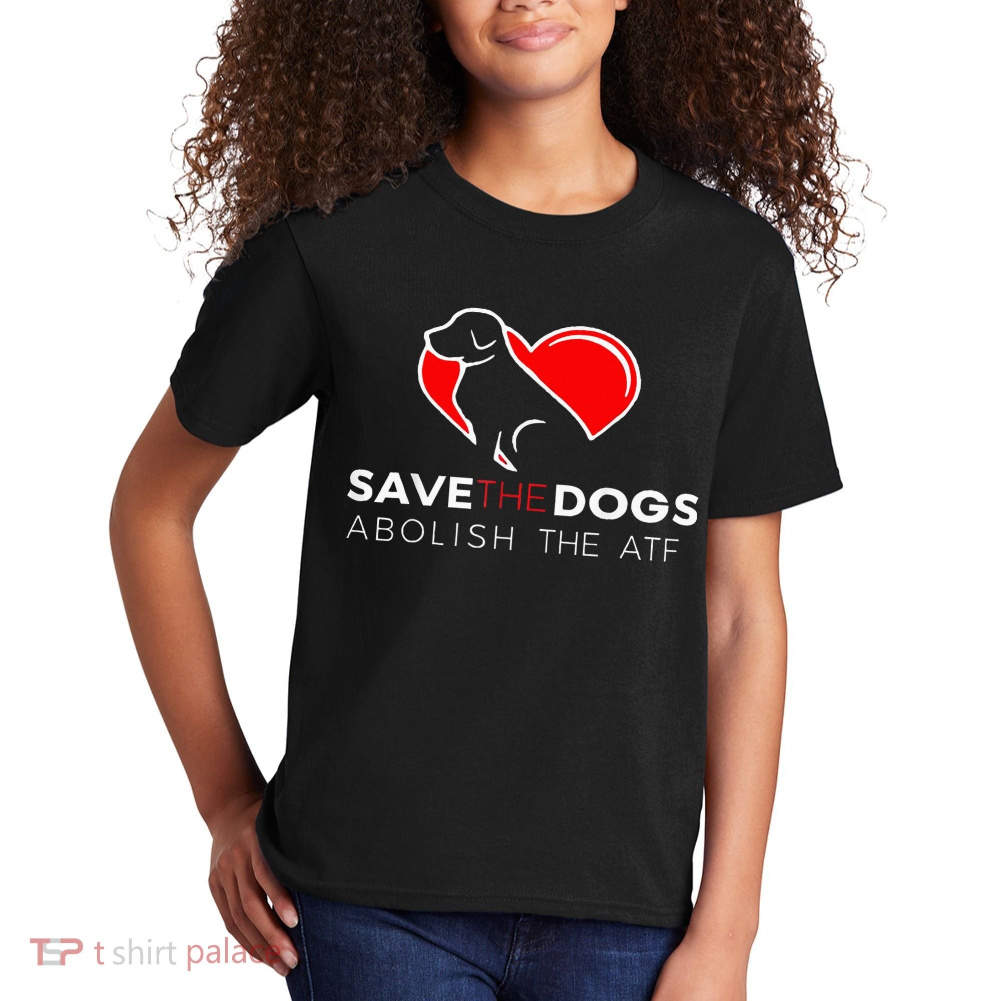 Save The Dogs Abolish The Atf Kids T-Shirt