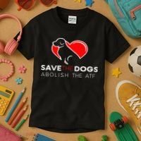 Save The Dogs Abolish The Atf Kids T-Shirt thumb 3
