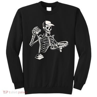 Skeleton Truck Driver Funny Big Trucking Trucker Sweatshirt