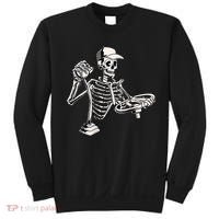 Skeleton Truck Driver Funny Big Trucking Trucker Sweatshirt thumb 0
