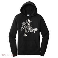Skeleton Truck Driver Funny Big Trucking Trucker Women's Hoodie thumb 0