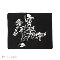 Skeleton Truck Driver Funny Big Trucking Trucker Mousepad thumb 0
