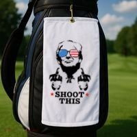 Shoot This Donald Trump You Missed Golf Towel thumb 2