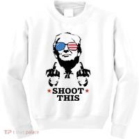 Shoot This Donald Trump You Missed Kids Sweatshirt thumb 0