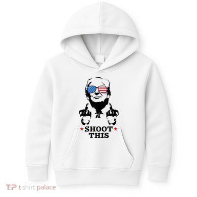 Shoot This Donald Trump You Missed Kids Hoodie
