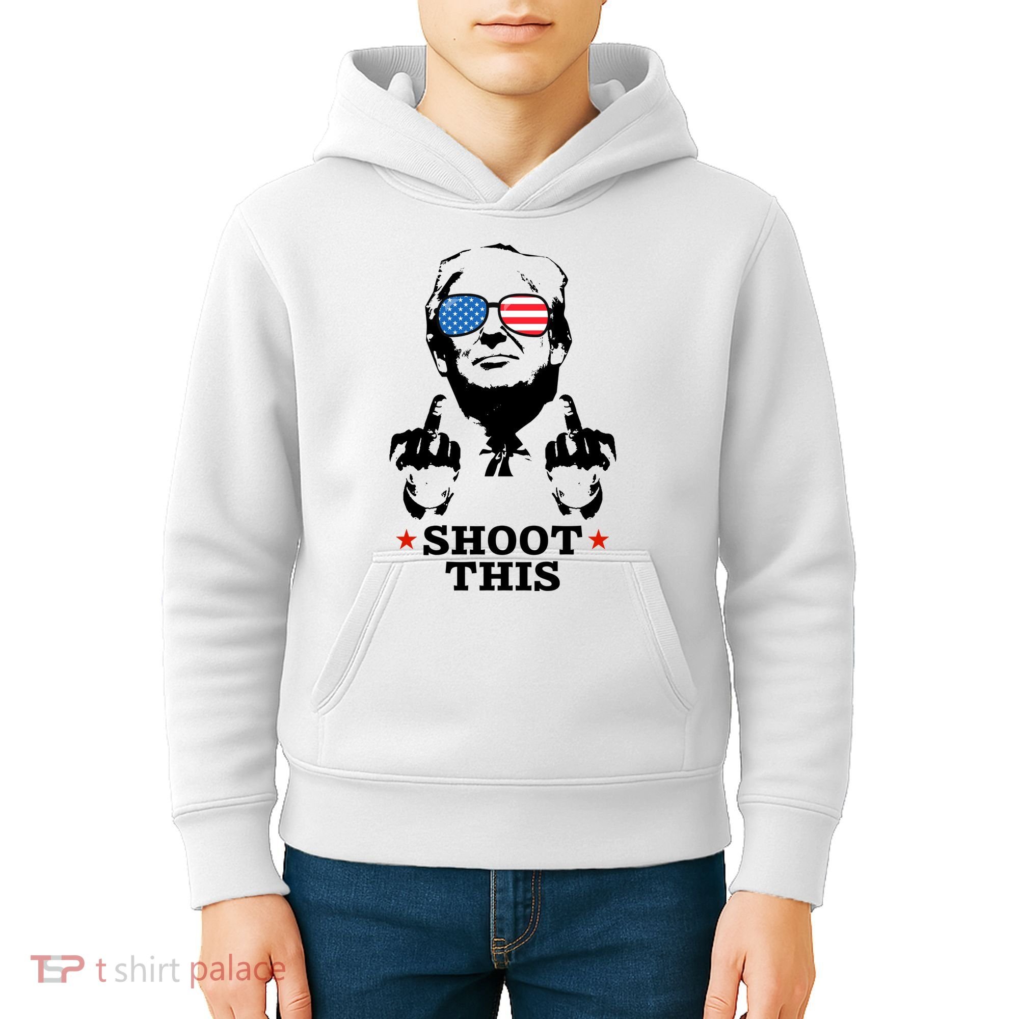 Shoot This Donald Trump You Missed Kids Hoodie