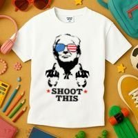 Shoot This Donald Trump You Missed Kids T-Shirt thumb 3