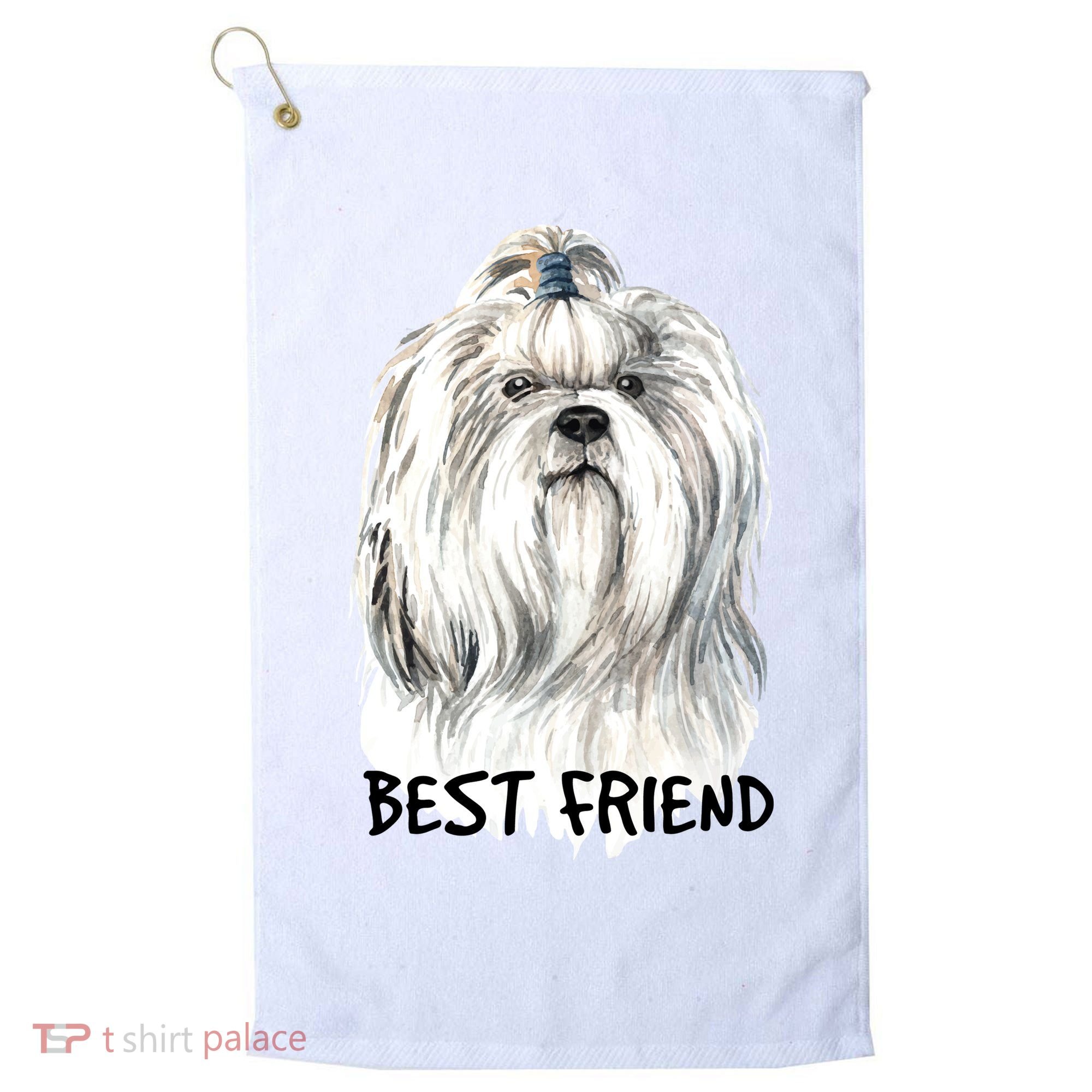 Shih Tzu Dog Golf Towel