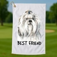 Shih Tzu Dog Golf Towel thumb 1