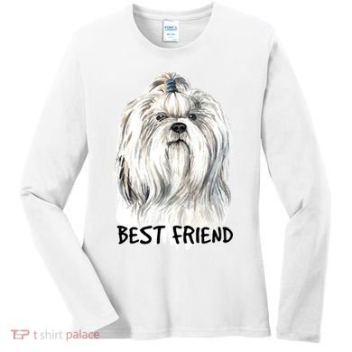 Shih Tzu Dog Women's Long Sleeve Shirt