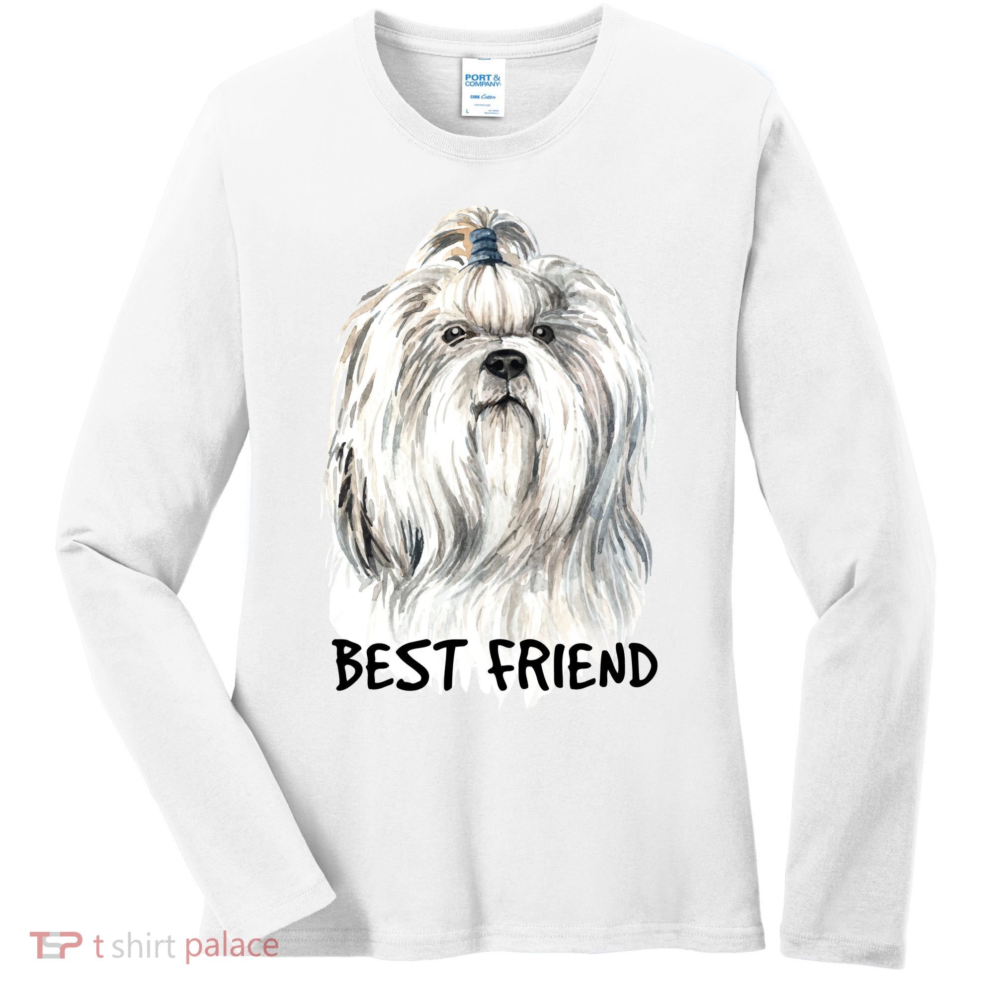Shih Tzu Dog Women's Long Sleeve Shirt