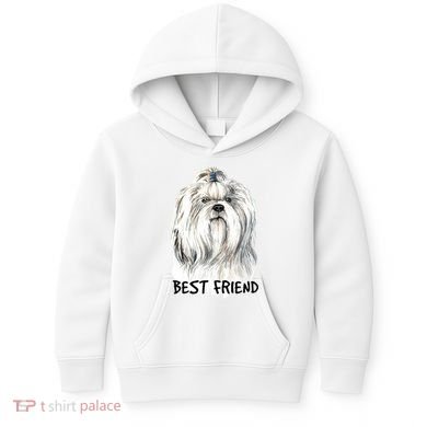 Shih Tzu Dog Kids Hoodie