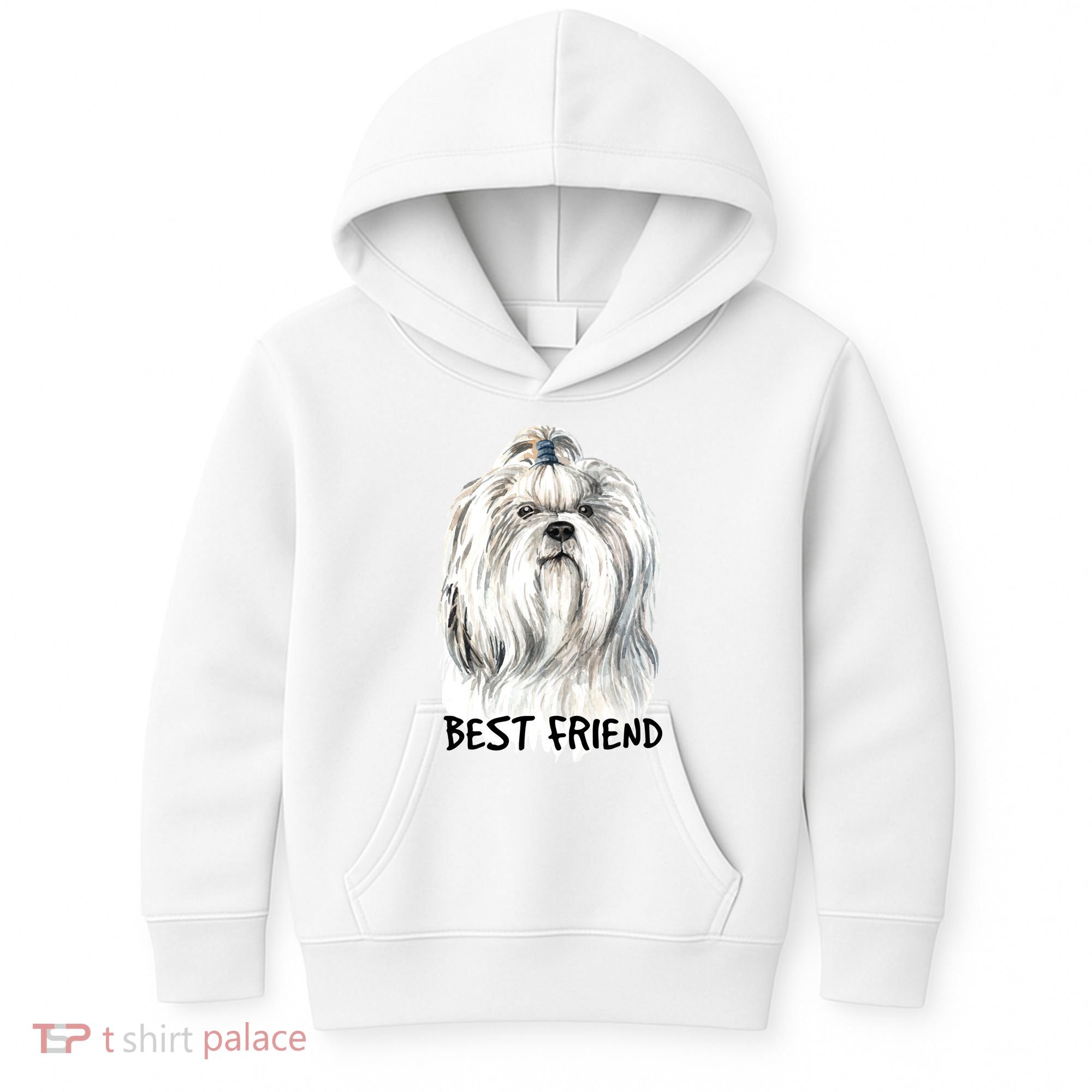 Shih Tzu Dog Kids Hoodie