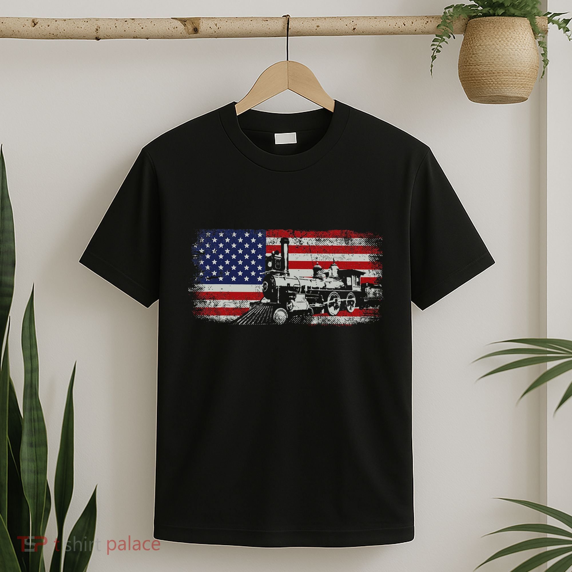 Steam Train Driver Trainspotting Locomotive T-Shirt