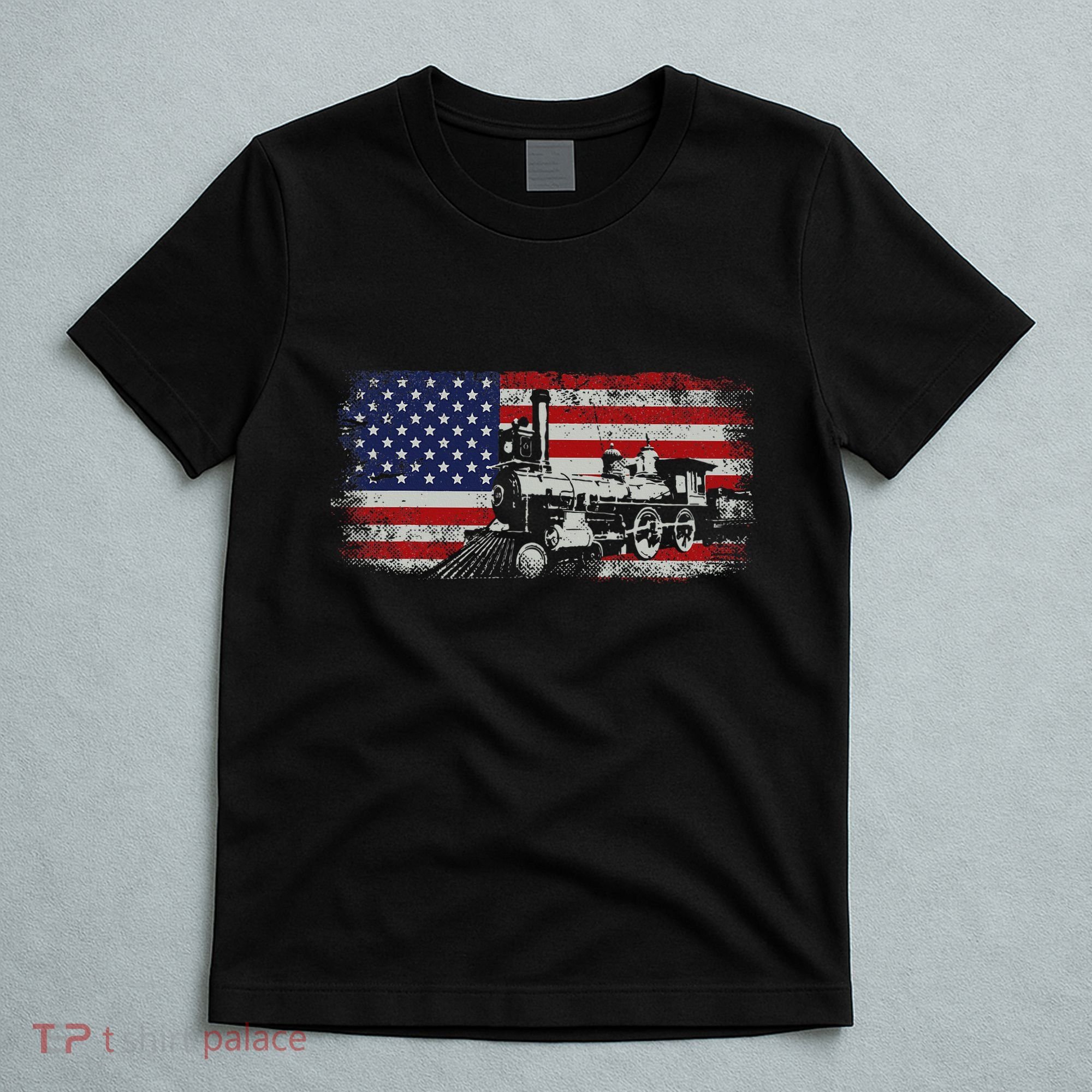Steam Train Driver Trainspotting Locomotive T-Shirt