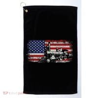 Steam Train Driver Trainspotting Locomotive Golf Towel thumb 0