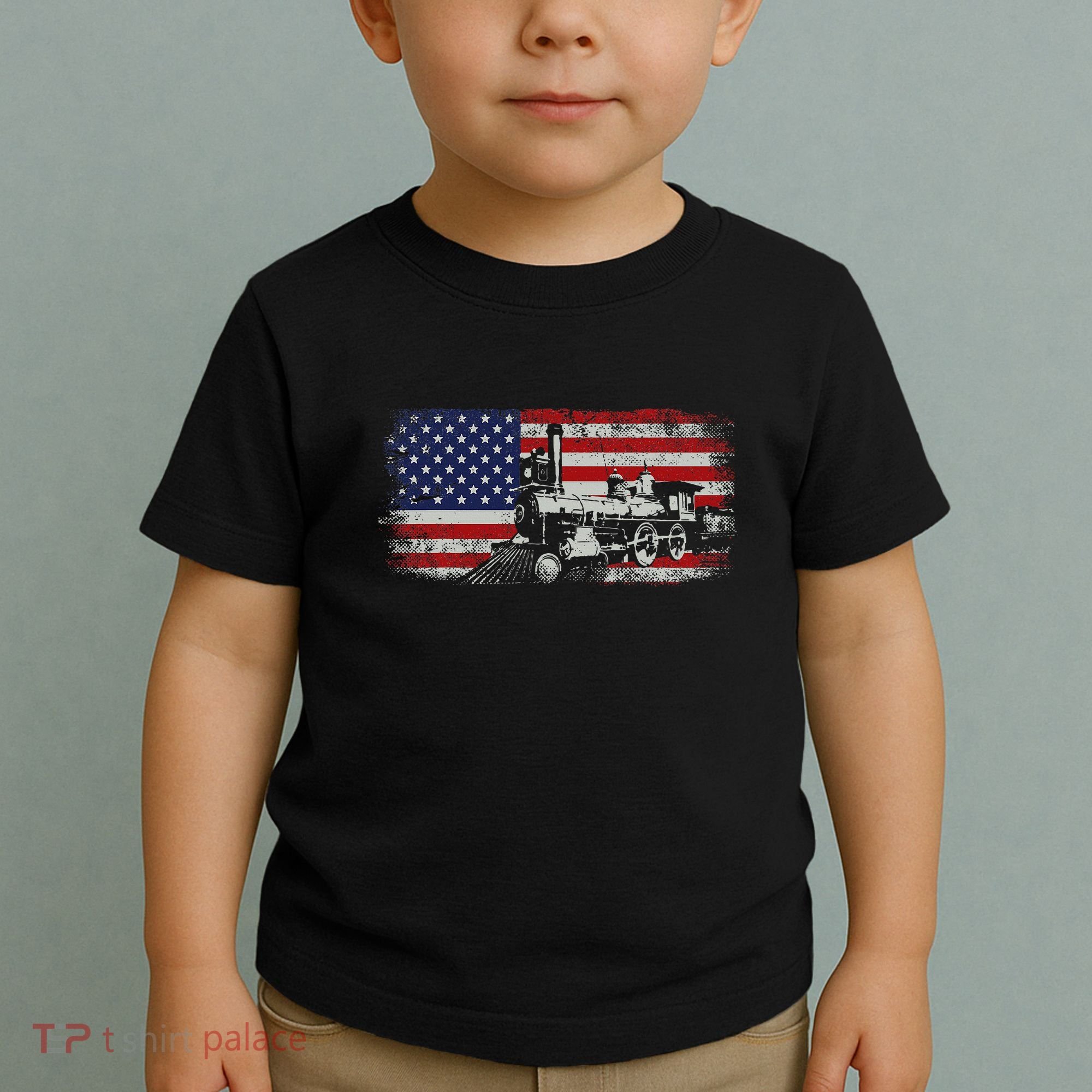 Steam Train Driver Trainspotting Locomotive Toddler T-Shirt