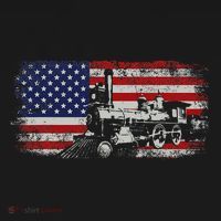 Steam Train Driver Trainspotting Locomotive Kids Long Sleeve Shirt thumb 2