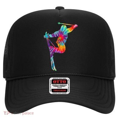 Ski Tie Dye Vintage Retro Skiing Skier Hat