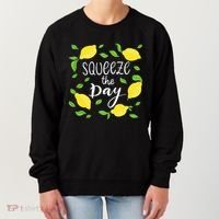Squeeze The Day Lemons Quote Women's Sweatshirt thumb 0