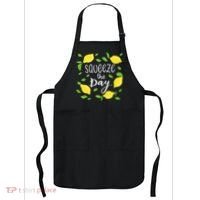 Squeeze The Day Lemons Quote Apron thumb 0