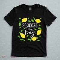Squeeze The Day Lemons Quote T-Shirt thumb 5