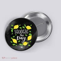 Squeeze The Day Lemons Quote Button thumb 0