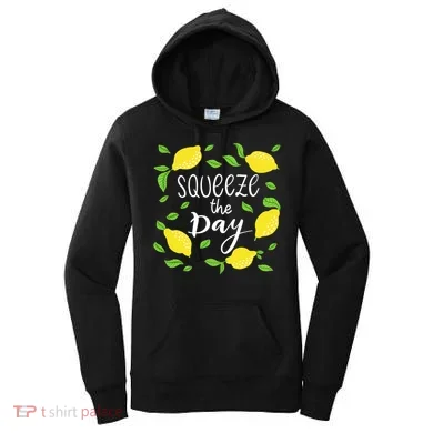 Squeeze The Day Lemons Quote Women's Hoodie