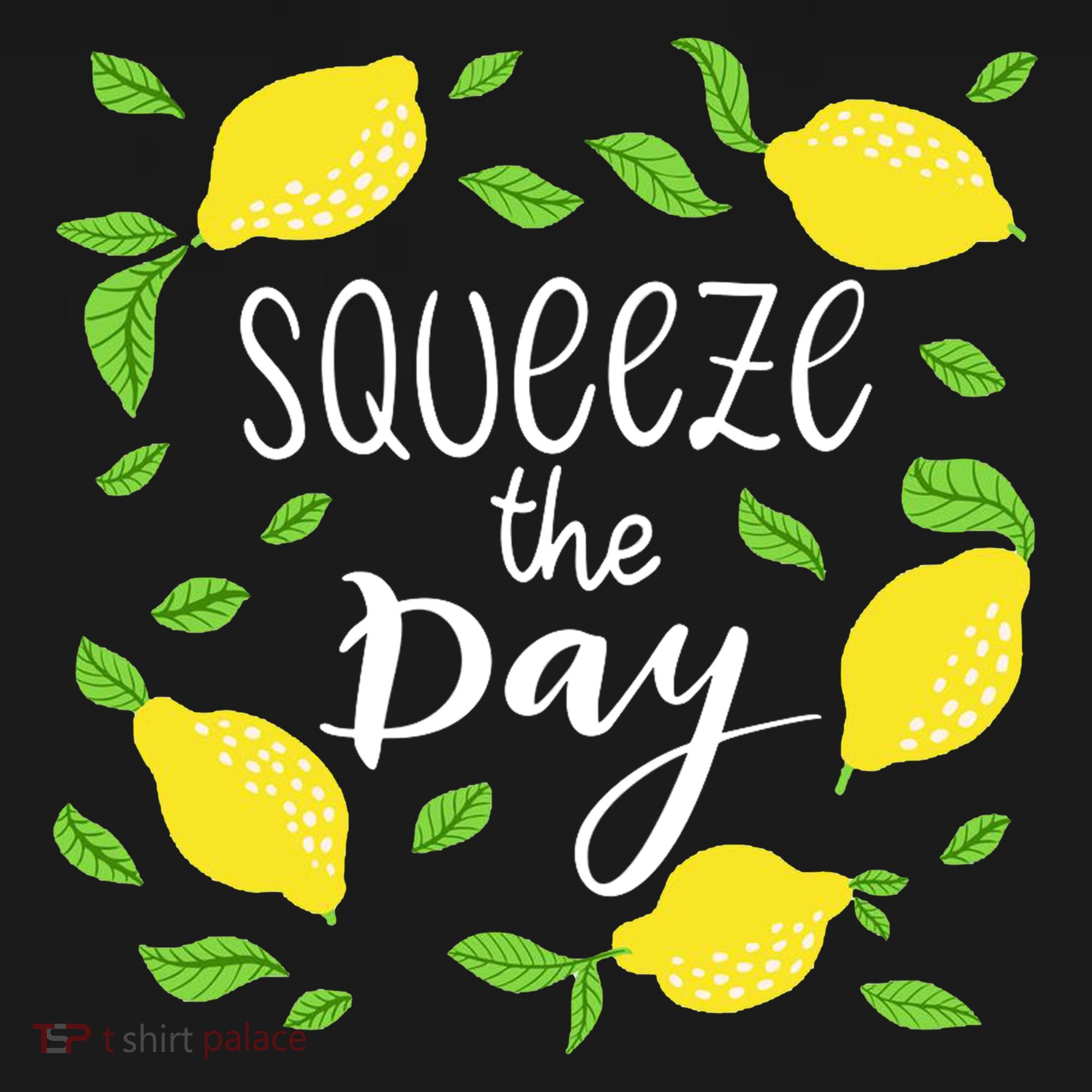 Squeeze The Day Lemons Quote Ornament