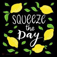 Squeeze The Day Lemons Quote Toddler Hoodie thumb 2