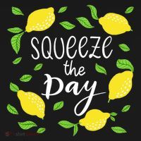 Squeeze The Day Lemons Quote Tank Top thumb 6