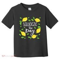 Squeeze The Day Lemons Quote Toddler T-Shirt thumb 0