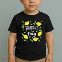 Squeeze The Day Lemons Quote Toddler T-Shirt thumb 2