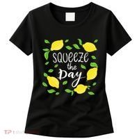 Squeeze The Day Lemons Quote Women's T-Shirt thumb 0