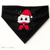Santa Tooth Dentist Christmas Gift USA-Made Doggie Bandana thumb 0
