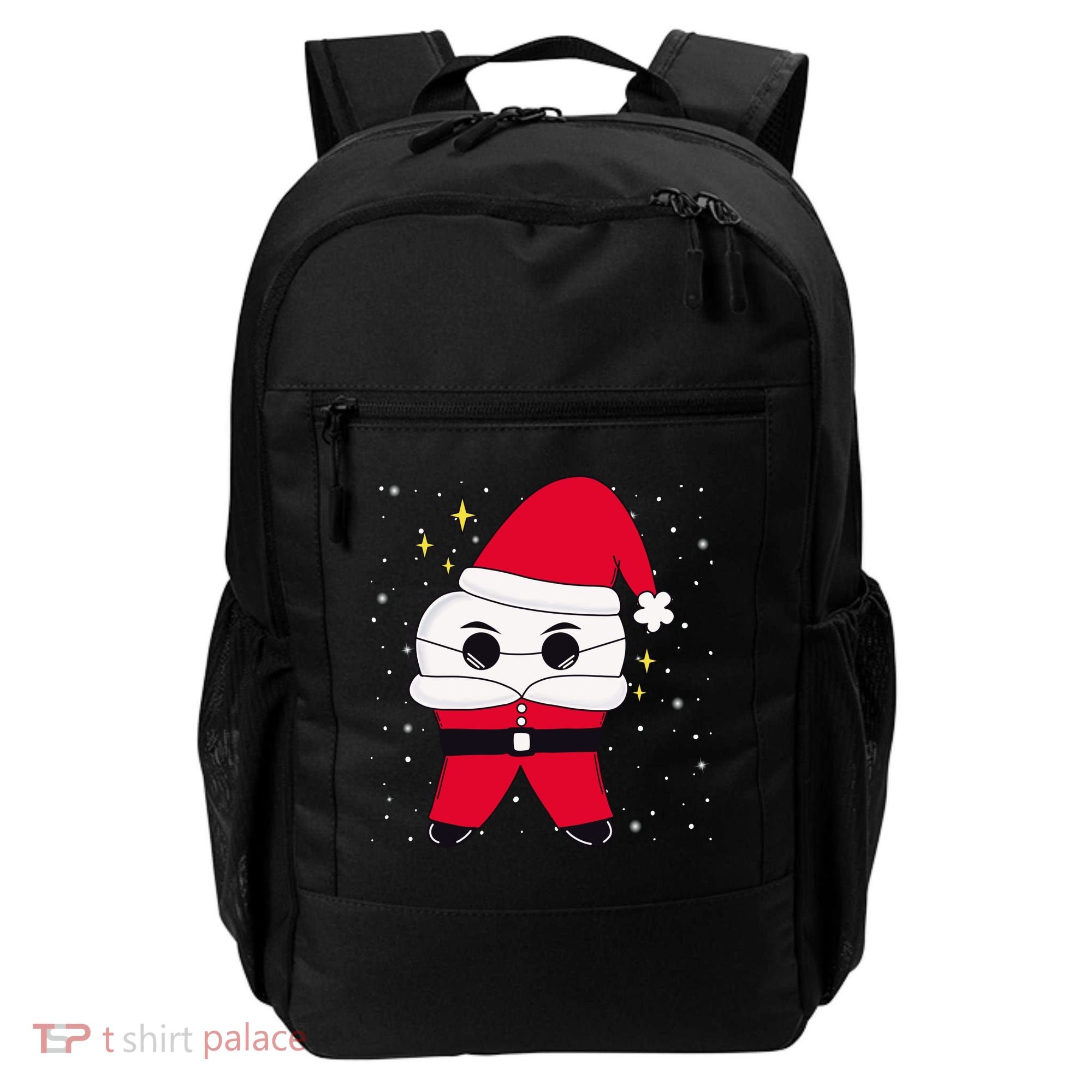 Santa Tooth Dentist Christmas Gift Backpack