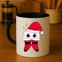 Santa Tooth Dentist Christmas Gift Coffee Mug thumb 4