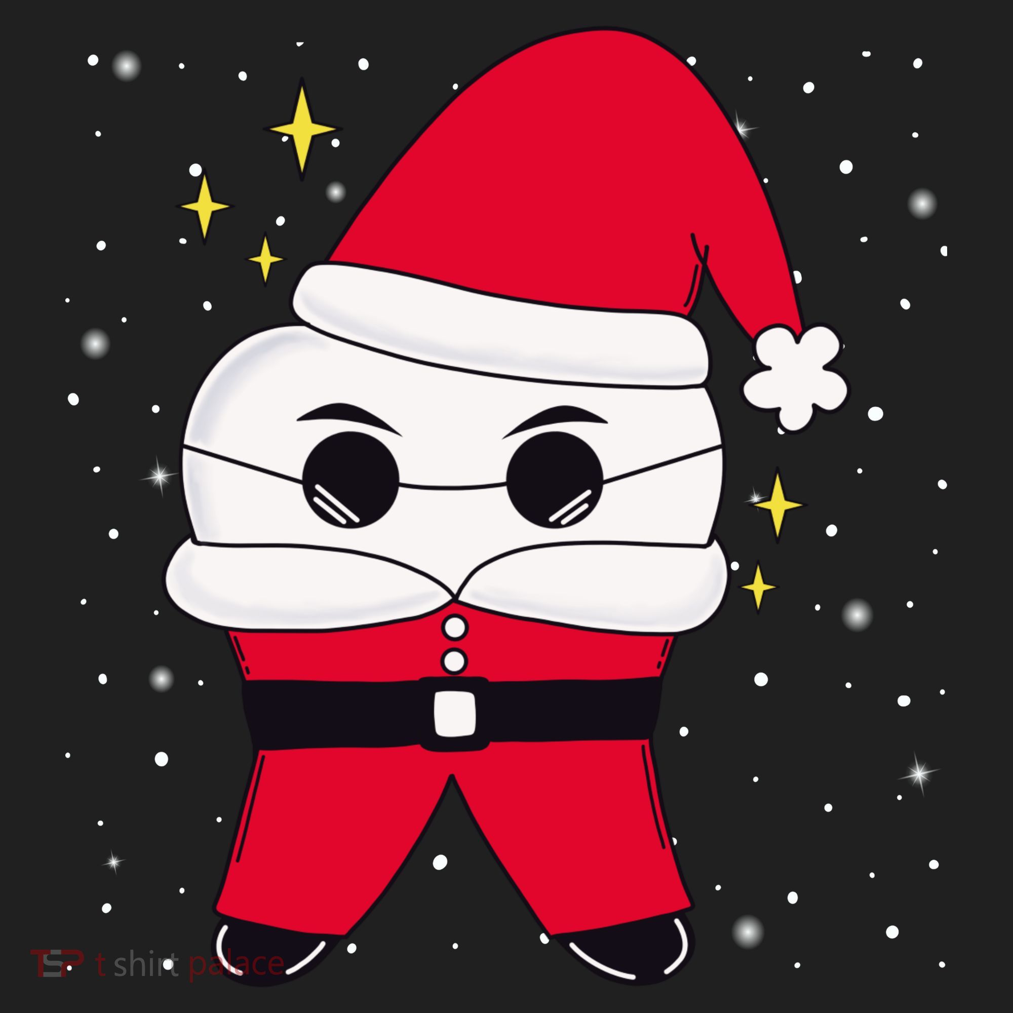 Santa Tooth Dentist Christmas Gift Beanie