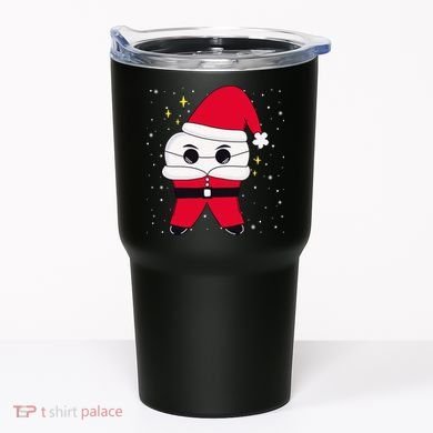 Santa Tooth Dentist Christmas Gift Tumbler