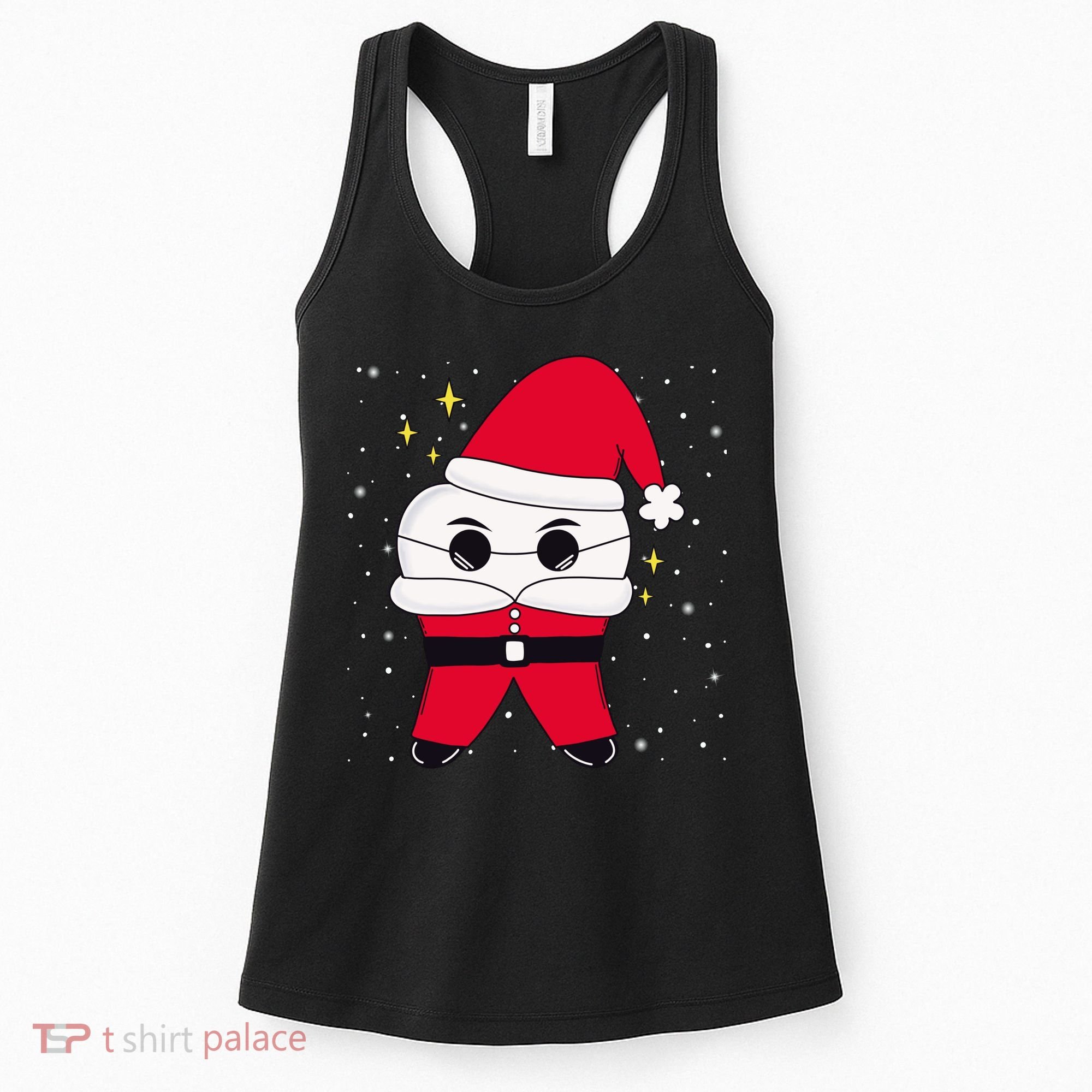 Santa Tooth Dentist Christmas Gift Women's Tank Top