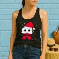 Santa Tooth Dentist Christmas Gift Women's Tank Top thumb 2