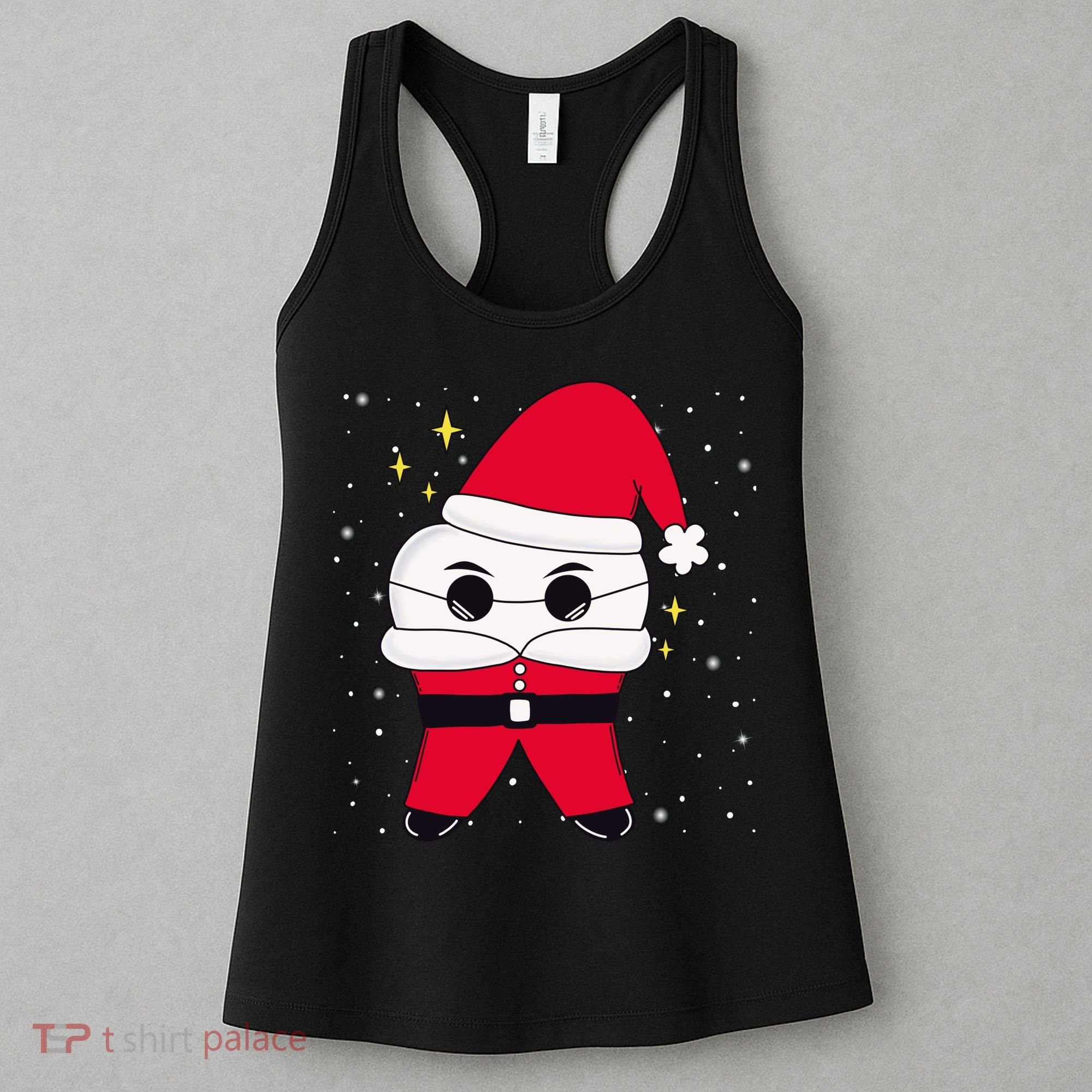 Santa Tooth Dentist Christmas Gift Women's Tank Top