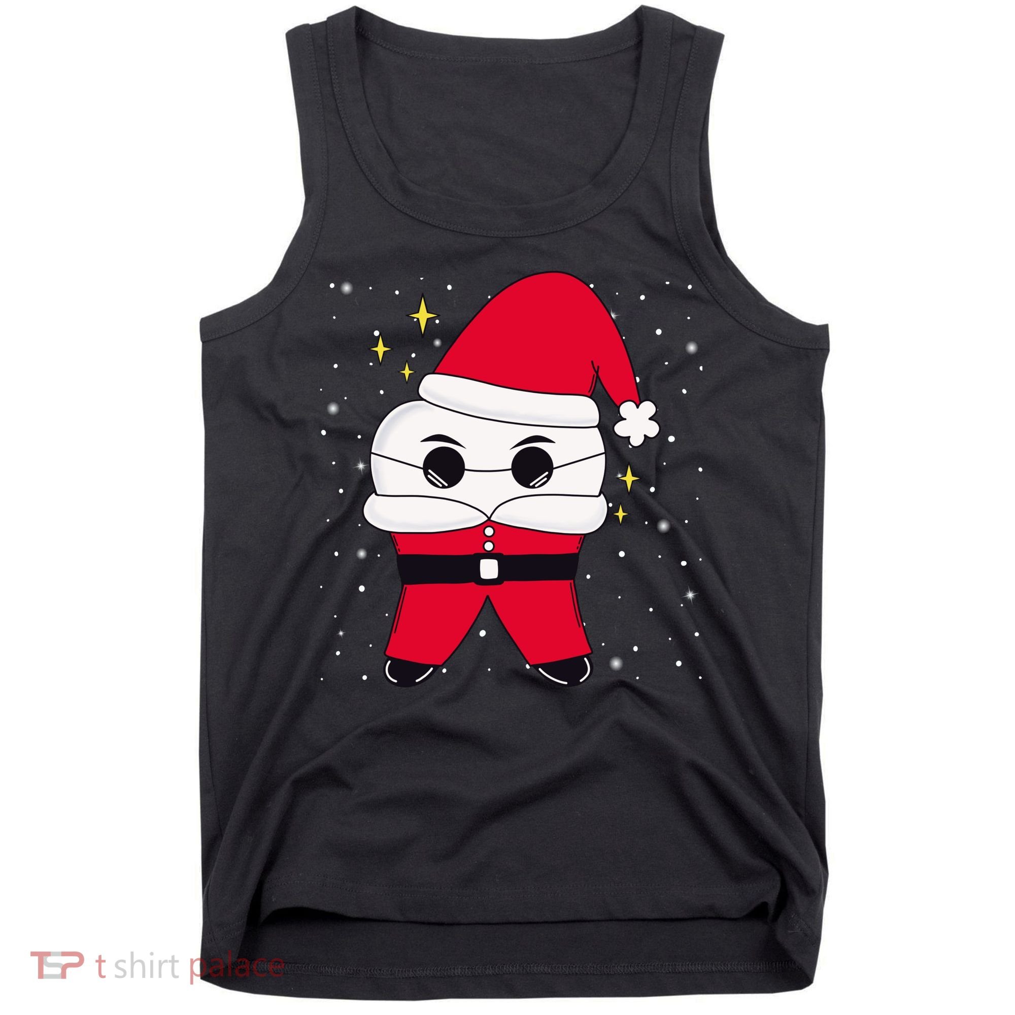 Santa Tooth Dentist Christmas Gift Tank Top