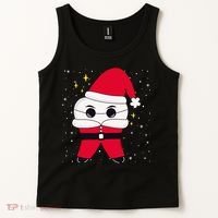 Santa Tooth Dentist Christmas Gift Tank Top thumb 2