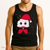 Santa Tooth Dentist Christmas Gift Tank Top thumb 3