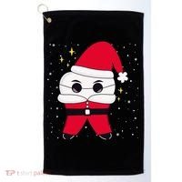 Santa Tooth Dentist Christmas Gift Golf Towel thumb 0